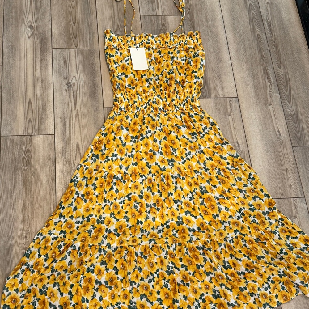 Floral Yellow Sundress
